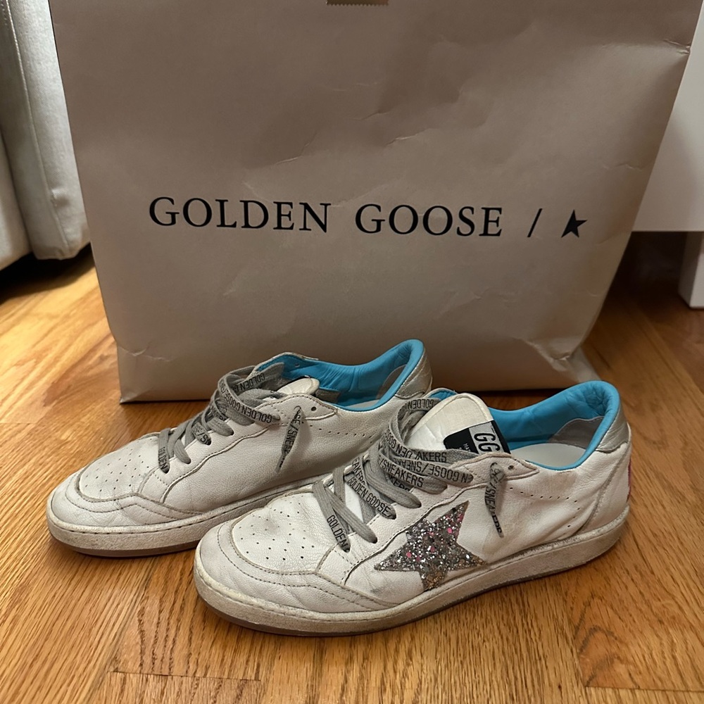 Golden Goose Ball Star 39 glitter star